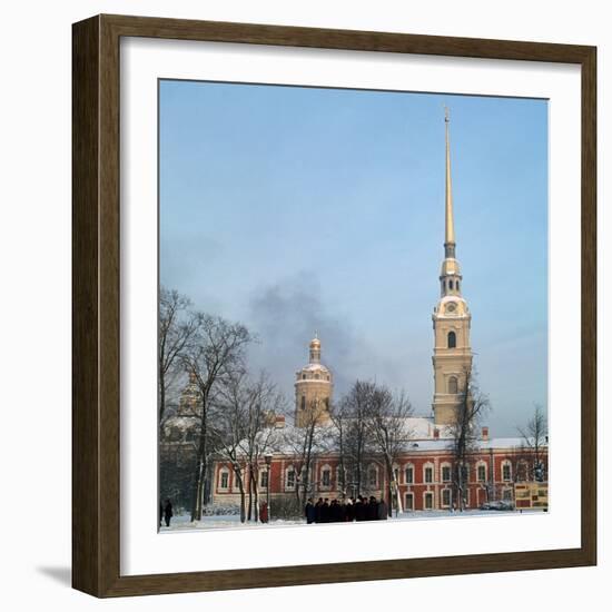 Cathedral of St Peter and St Paul in St Petersburg, 18th Century-CM Dixon-Framed Photographic Print