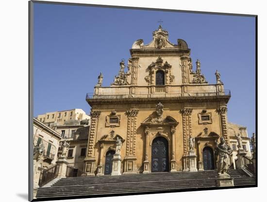 Cathedral of St Peter, UNESCO World Heritage Site, Modica, Sicily, Italy, Europe-Jean Brooks-Mounted Photographic Print