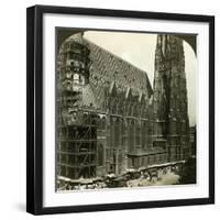 Cathedral of St Stephen (Stephansdo), Vienna, Austria-HC White-Framed Photographic Print