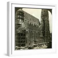 Cathedral of St Stephen (Stephansdo), Vienna, Austria-HC White-Framed Photographic Print