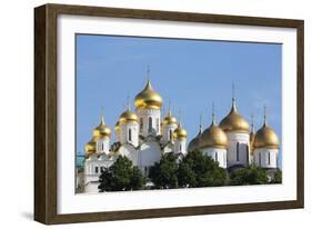 Cathedral of the Annunciation in the Kremlin, UNESCO World Heritage Site, Moscow, Russia, Europe-Martin Child-Framed Photographic Print