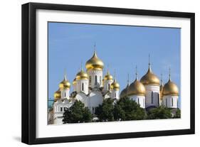 Cathedral of the Annunciation in the Kremlin, UNESCO World Heritage Site, Moscow, Russia, Europe-Martin Child-Framed Photographic Print