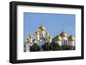 Cathedral of the Annunciation in the Kremlin, UNESCO World Heritage Site, Moscow, Russia, Europe-Martin Child-Framed Photographic Print