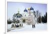 Cathedral of the Assumption in Winter Snow, Sergiev Posad, Moscow Area-Gavin Hellier-Framed Photographic Print