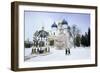 Cathedral of the Assumption in Winter Snow, Sergiev Posad, Moscow Area-Gavin Hellier-Framed Photographic Print