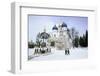 Cathedral of the Assumption in Winter Snow, Sergiev Posad, Moscow Area-Gavin Hellier-Framed Premium Photographic Print