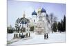 Cathedral of the Assumption in Winter Snow, Sergiev Posad, Moscow Area-Gavin Hellier-Mounted Photographic Print