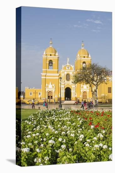 Cathedral of Trujillo from Plaza De Armas, Trujillo, Peru, South America-Michael DeFreitas-Stretched Canvas