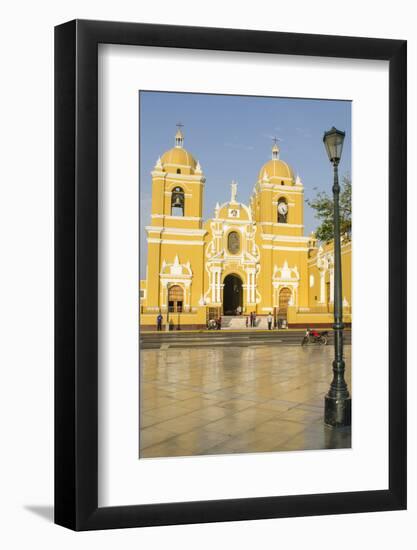 Cathedral of Trujillo from Plaza de Armas, Trujillo, Peru.-Michael DeFreitas-Framed Photographic Print