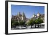 Cathedral on left and Town Hall on right, Plaza Mayor, Segovia, UNESCO World Heritage Site, Spain-Richard Maschmeyer-Framed Photographic Print