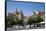 Cathedral on left and Town Hall on right, Plaza Mayor, Segovia, UNESCO World Heritage Site, Spain-Richard Maschmeyer-Framed Stretched Canvas