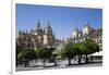 Cathedral on left and Town Hall on right, Plaza Mayor, Segovia, UNESCO World Heritage Site, Spain-Richard Maschmeyer-Framed Photographic Print