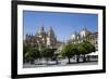 Cathedral on left and Town Hall on right, Plaza Mayor, Segovia, UNESCO World Heritage Site, Spain-Richard Maschmeyer-Framed Photographic Print