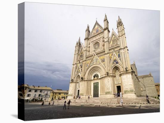 Cathedral, Orvieto, Umbria, Italy-Jean Brooks-Stretched Canvas