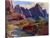 Cathedral Peak-Frank Bischoff-Stretched Canvas