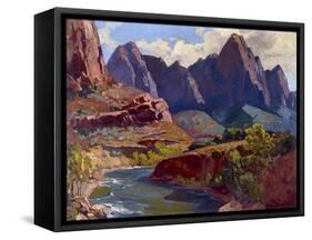 Cathedral Peak-Frank Bischoff-Framed Stretched Canvas