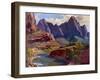 Cathedral Peak-Frank Bischoff-Framed Art Print