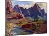 Cathedral Peak-Frank Bischoff-Mounted Art Print