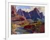 Cathedral Peak-Frank Bischoff-Framed Art Print