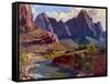 Cathedral Peak-Frank Bischoff-Framed Stretched Canvas