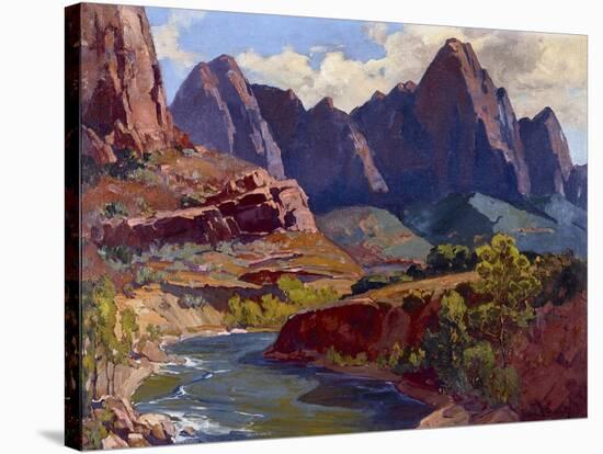 Cathedral Peak-Frank Bischoff-Stretched Canvas