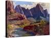 Cathedral Peak-Frank Bischoff-Stretched Canvas