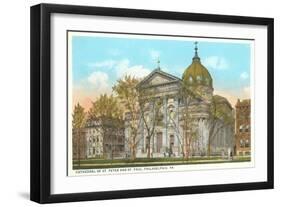 Cathedral, Philadelphia, Pennsylvania-null-Framed Art Print