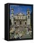 Cathedral, Plaza and Market, Havana, Cuba, West Indies, Central America-G Richardson-Framed Stretched Canvas