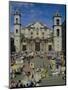 Cathedral, Plaza and Market, Havana, Cuba, West Indies, Central America-G Richardson-Mounted Photographic Print