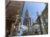 Cathedral Reflected in Window of Shop Selling Medieval Armour, Toledo, Castilla-La Mancha, Spain-Ruth Tomlinson-Mounted Photographic Print