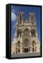 Cathedral, Rheims, UNESCO World Heritage Site, Marne, France, Europe-Rolf Richardson-Framed Stretched Canvas