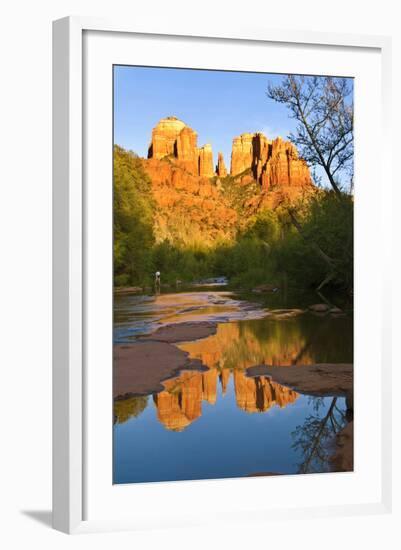 Cathedral Rock at sunset, Arizona, USA-Anna Miller-Framed Photographic Print