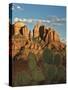 Cathedral Rock at Sunset from Secret Canyon, Sedona, Arizona, Usa-Michel Hersen-Stretched Canvas