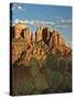 Cathedral Rock at Sunset from Secret Canyon, Sedona, Arizona, Usa-Michel Hersen-Stretched Canvas