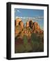 Cathedral Rock at Sunset from Secret Canyon, Sedona, Arizona, Usa-Michel Hersen-Framed Photographic Print