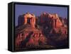 Cathedral Rock at Sunset, Sedona, Arizona, USA-Charles Sleicher-Framed Stretched Canvas