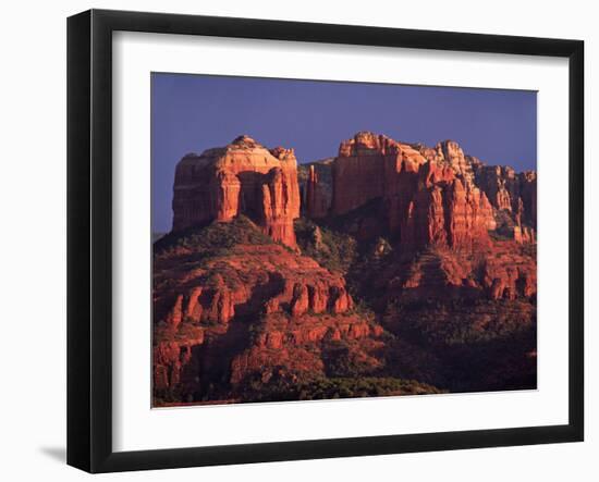 Cathedral Rock at Sunset, Sedona, Arizona, USA-Charles Sleicher-Framed Photographic Print