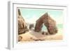 Cathedral Rock, La Jolla Cove, California-null-Framed Art Print