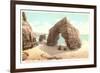 Cathedral Rock, La Jolla Cove, California-null-Framed Art Print