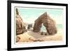 Cathedral Rock, La Jolla Cove, California-null-Framed Art Print