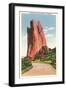 Cathedral Rock near Manitou, Colorado-null-Framed Art Print