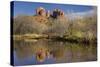Cathedral Rock, Oak Creek, Red Rock State Park, Sedona, Arizona, Usa-Rainer Mirau-Stretched Canvas