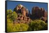 Cathedral Rock, Red Rock Crossing, Coconino Nf, Sedona, Arizona-Michel Hersen-Framed Stretched Canvas