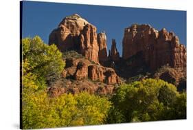 Cathedral Rock, Red Rock Crossing, Coconino Nf, Sedona, Arizona-Michel Hersen-Stretched Canvas