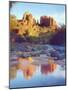 Cathedral Rock Reflecting on Oak Creek, Sedona, Arizona, USA-Christopher Talbot Frank-Mounted Photographic Print