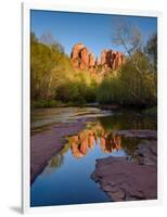 Cathedral Rock Reflection-Michael Blanchette Photography-Framed Photographic Print