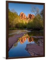 Cathedral Rock Reflection-Michael Blanchette Photography-Framed Photographic Print