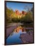 Cathedral Rock Reflection-Michael Blanchette Photography-Framed Photographic Print