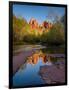 Cathedral Rock Reflection-Michael Blanchette Photography-Framed Photographic Print