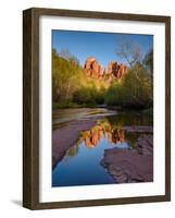 Cathedral Rock Reflection-Michael Blanchette Photography-Framed Photographic Print